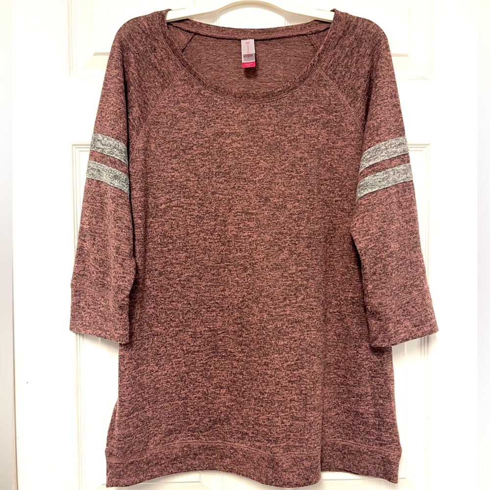 Pink Heathered Top